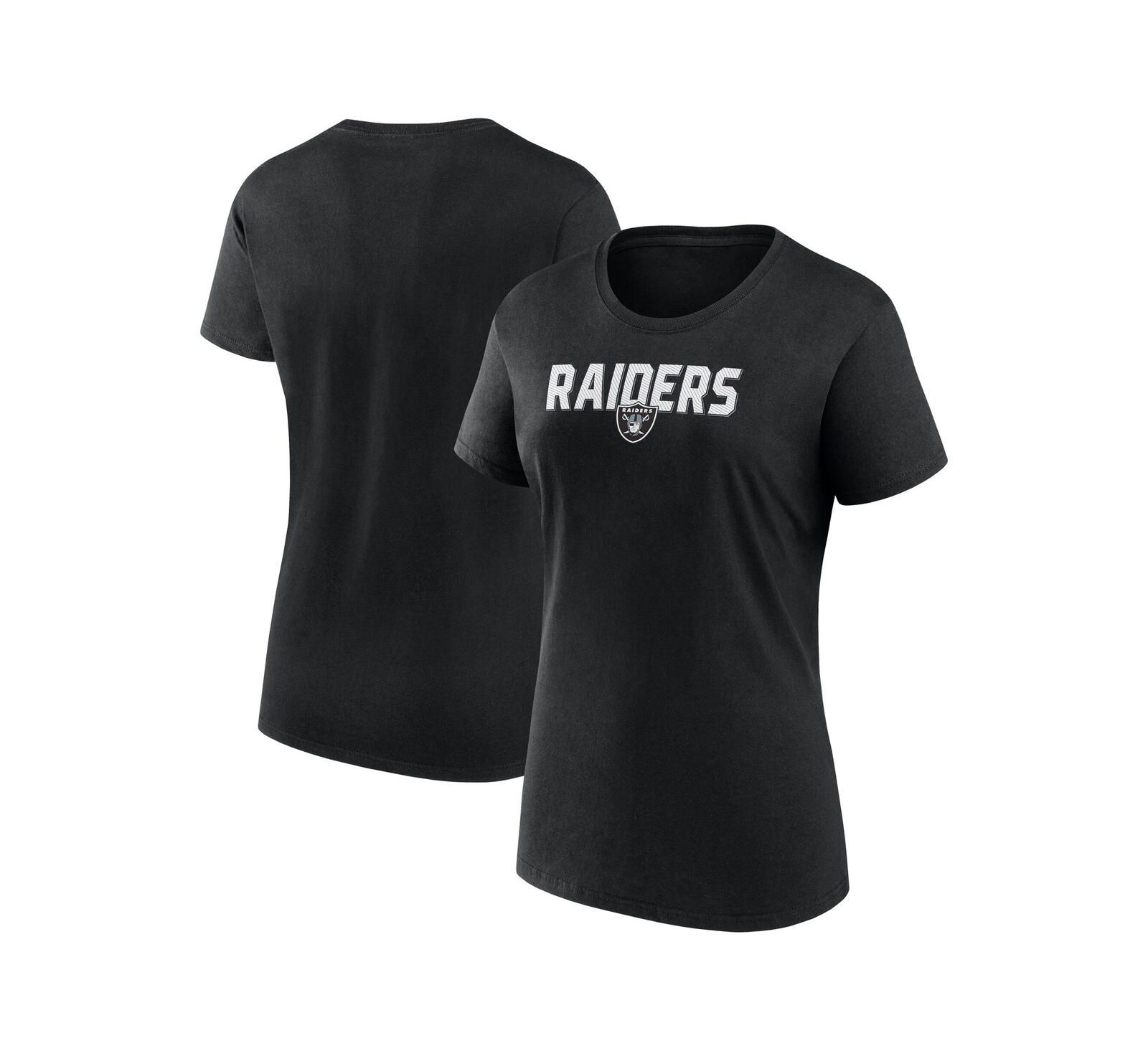 Logo Athletic Women's Black Las Vegas Raiders Lean T-Shirt