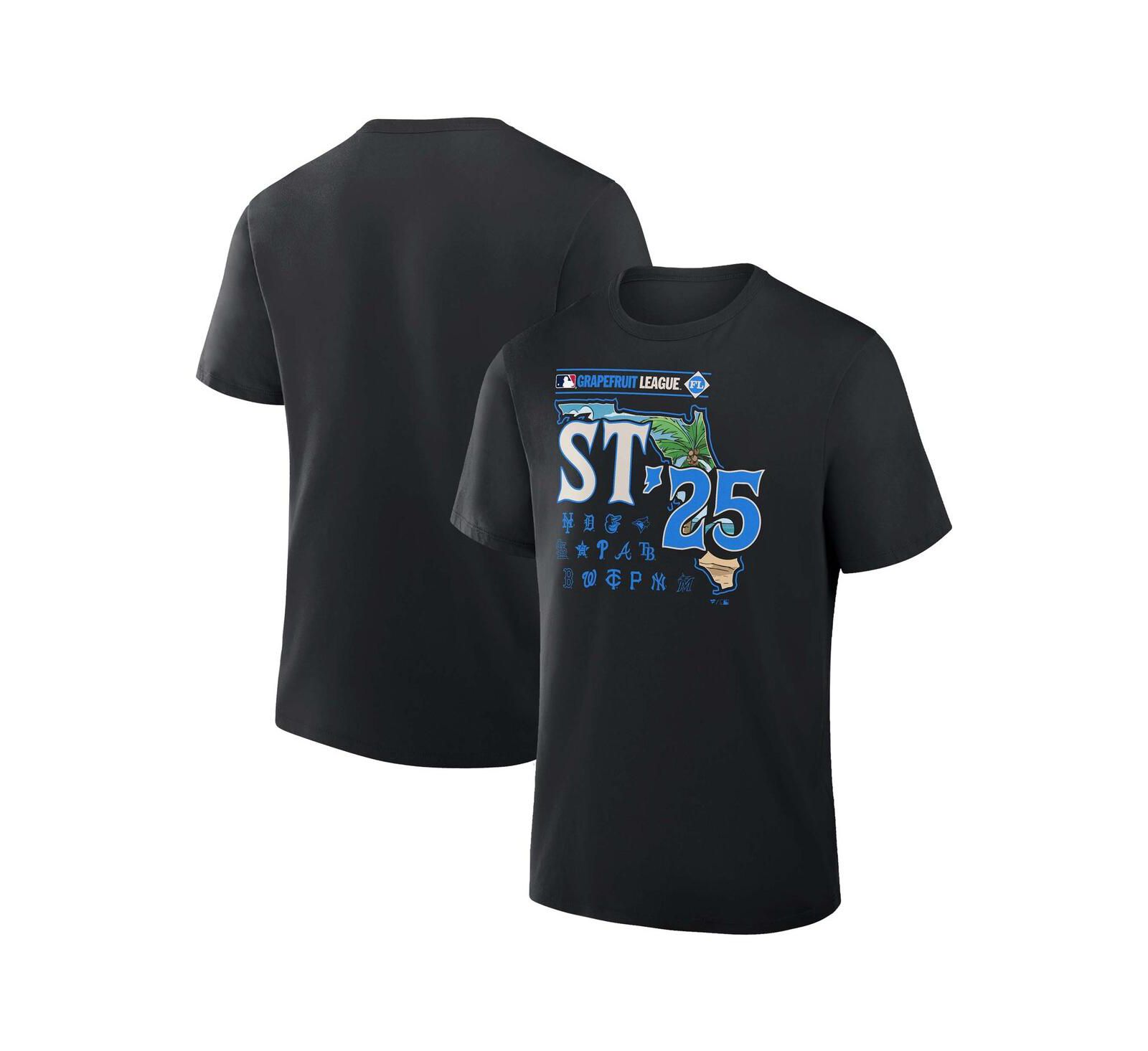 Мужская футболка Fanatics Black 2025 Spring Training Grapefruit League Local Favorite