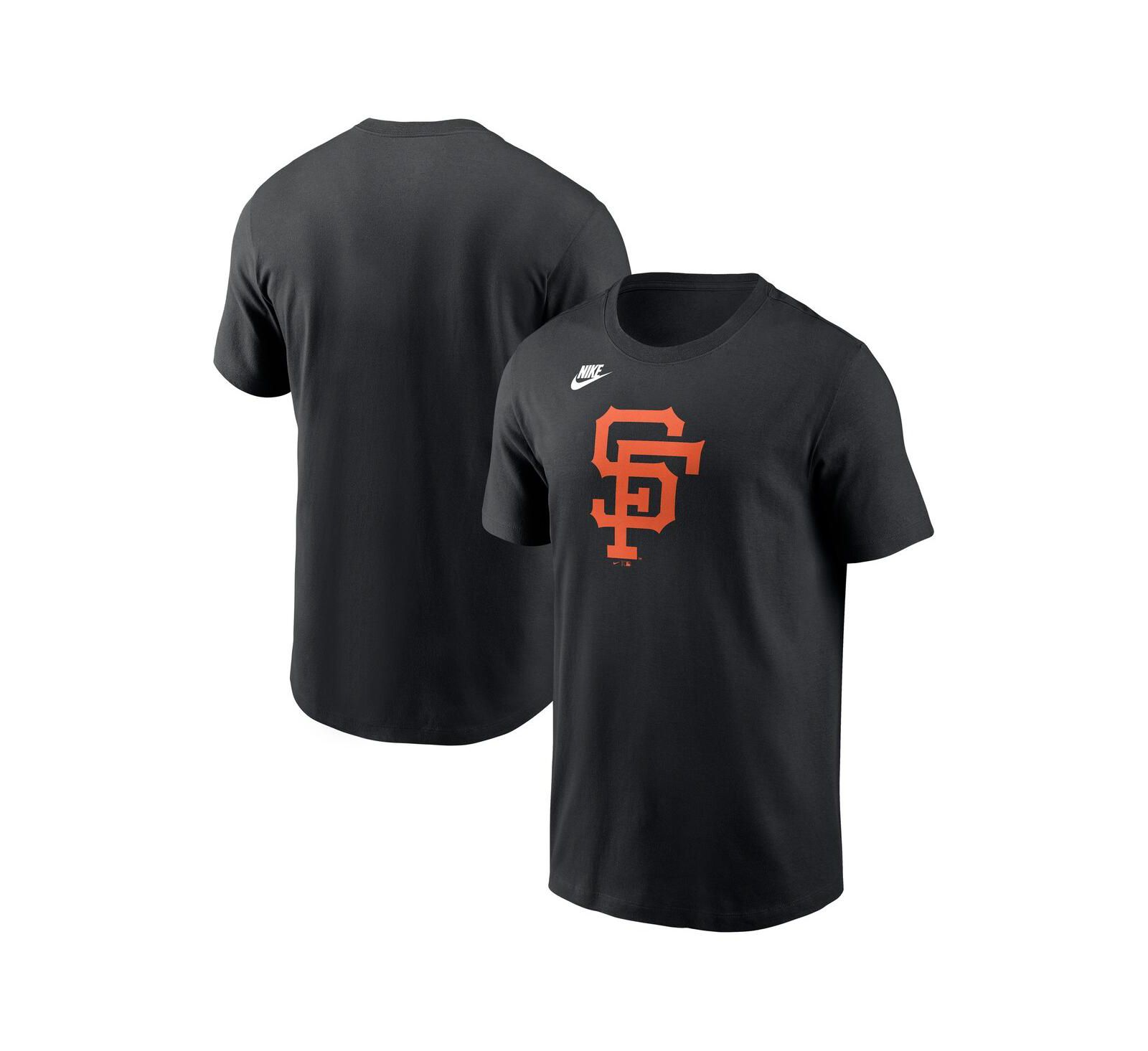 Nike Мужская футболка с логотипом команды San Francisco Giants, черная
