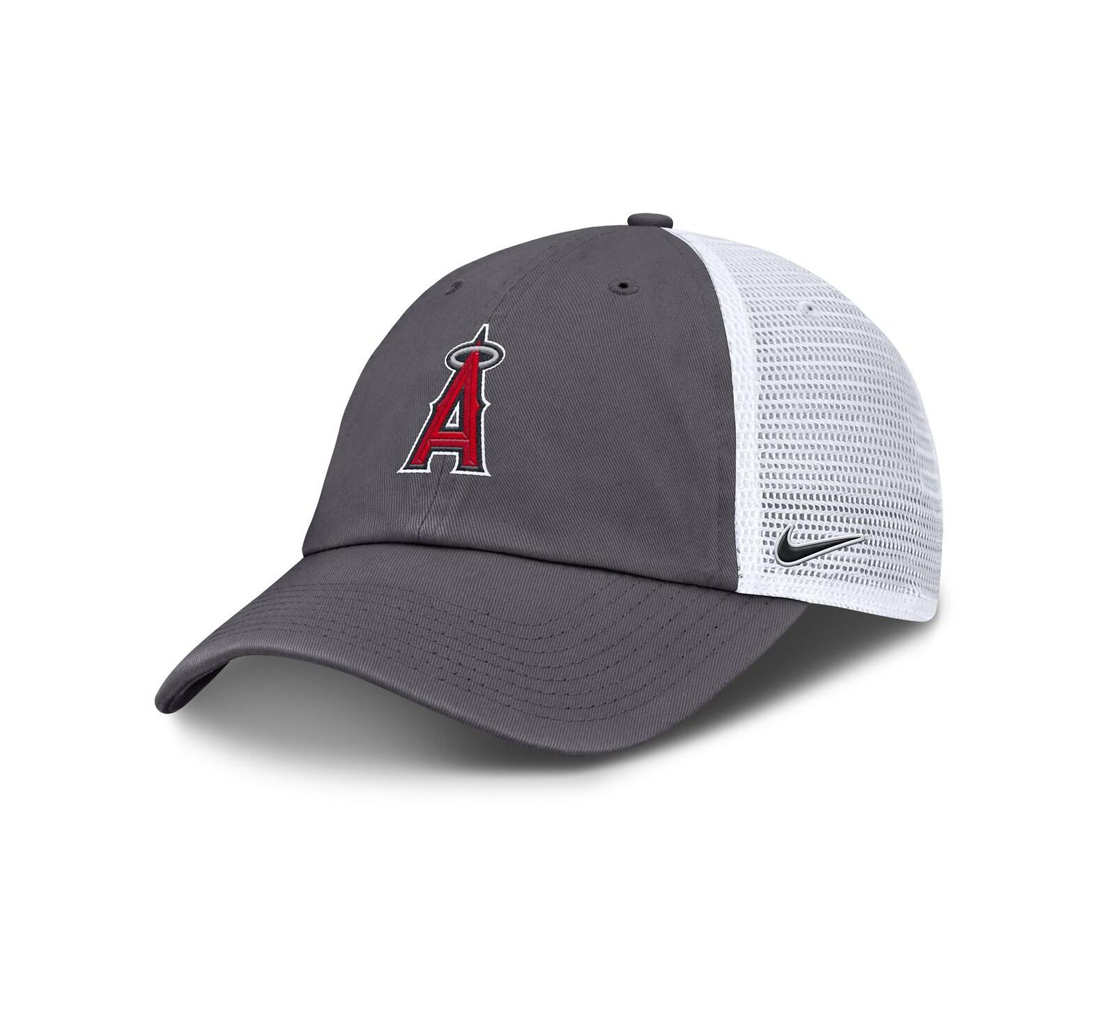 Nike Men's Gray Los Angeles Angels Adjustable Trucker Hat