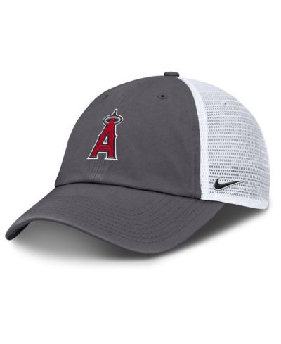 Мужская регулируемая кепка-тракер Nike Gray Los Angeles Angels
