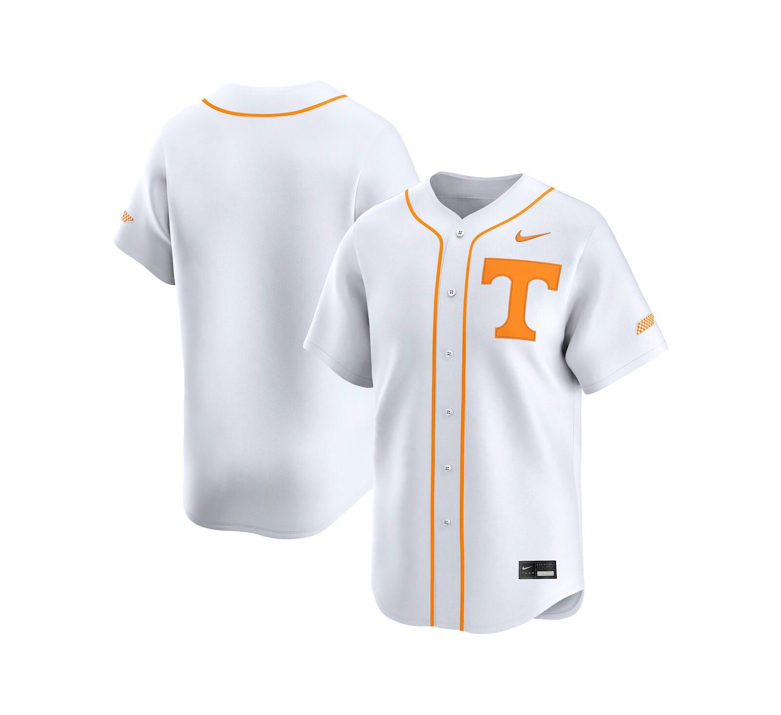 Мужская белая бейсбольная джерси Nike Tennessee Volunteers College Limited