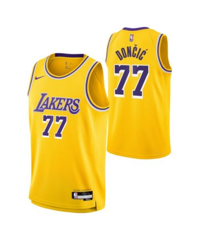 Nike Men's Luka Doncic Gold Los Angeles Lakers Swingman Jersey