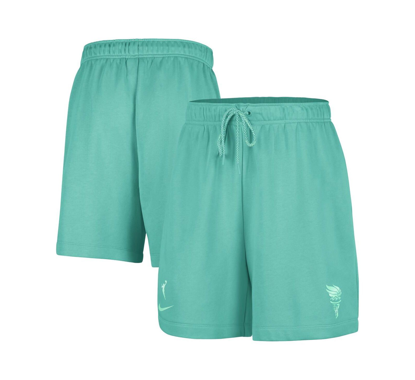 Nike Women's Mint New York Liberty 6" Fleece Performance Shorts