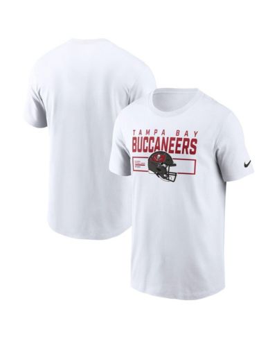 Nike Men's White Tampa Bay Buccaneers Primetime Helmet Essential T-Shirt