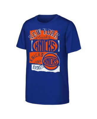 Детская футболка Outerstuff Blue New York Knicks In the Paint Alternate Logo