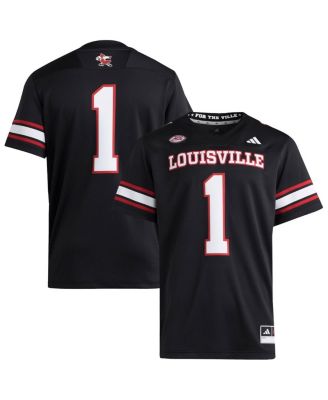 Adidas Men's 1 Black Louisville Cardinals Premier Strategy Jersey