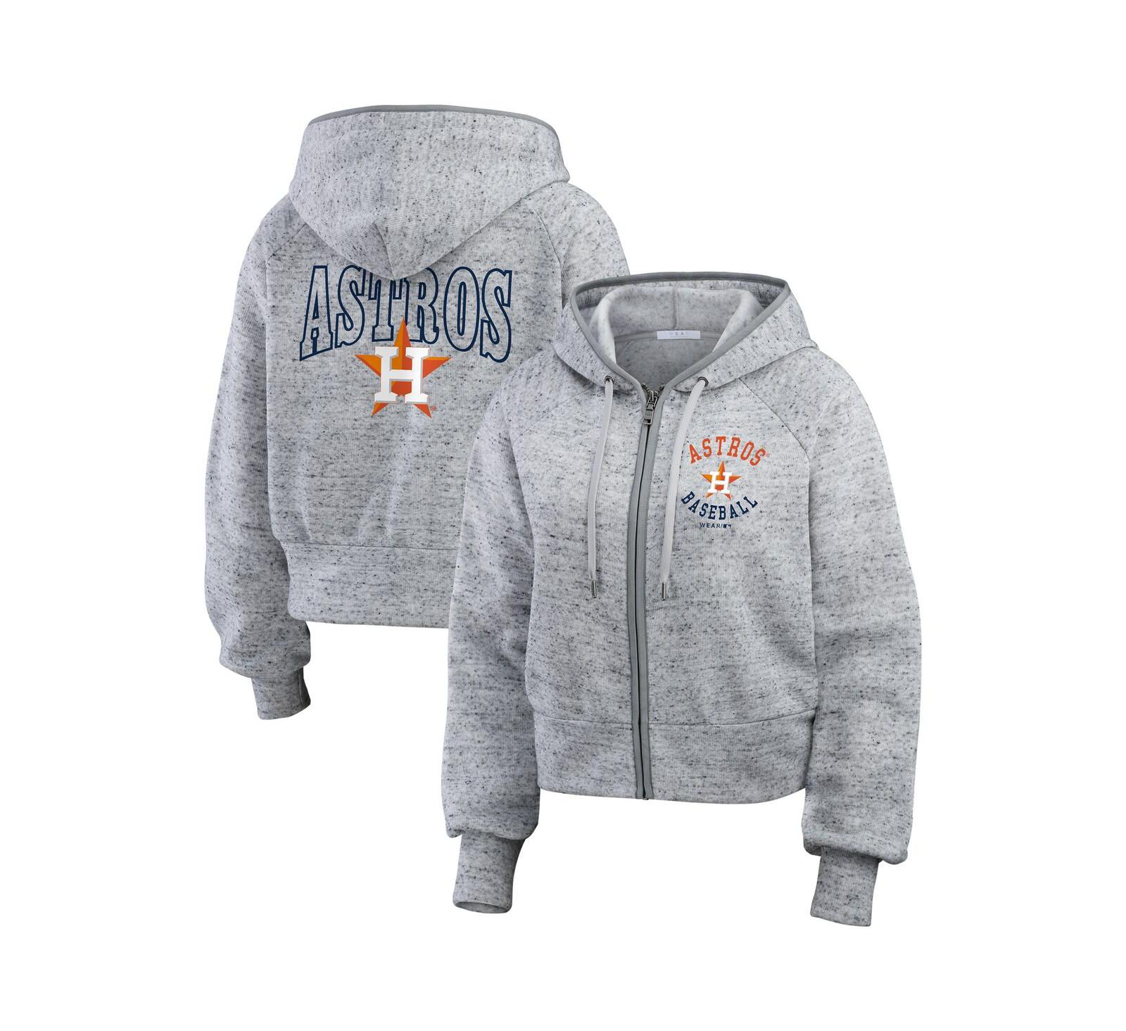 Женский укороченный худи WEAR by Erin Andrews Houston Astros