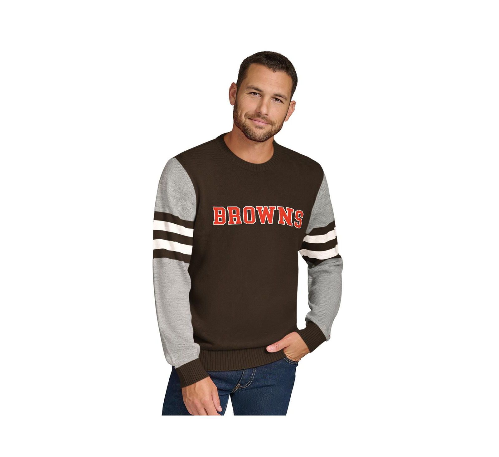 Мужской джемпер Tommy Hilfiger Cleveland Browns Brown/Heather Gray