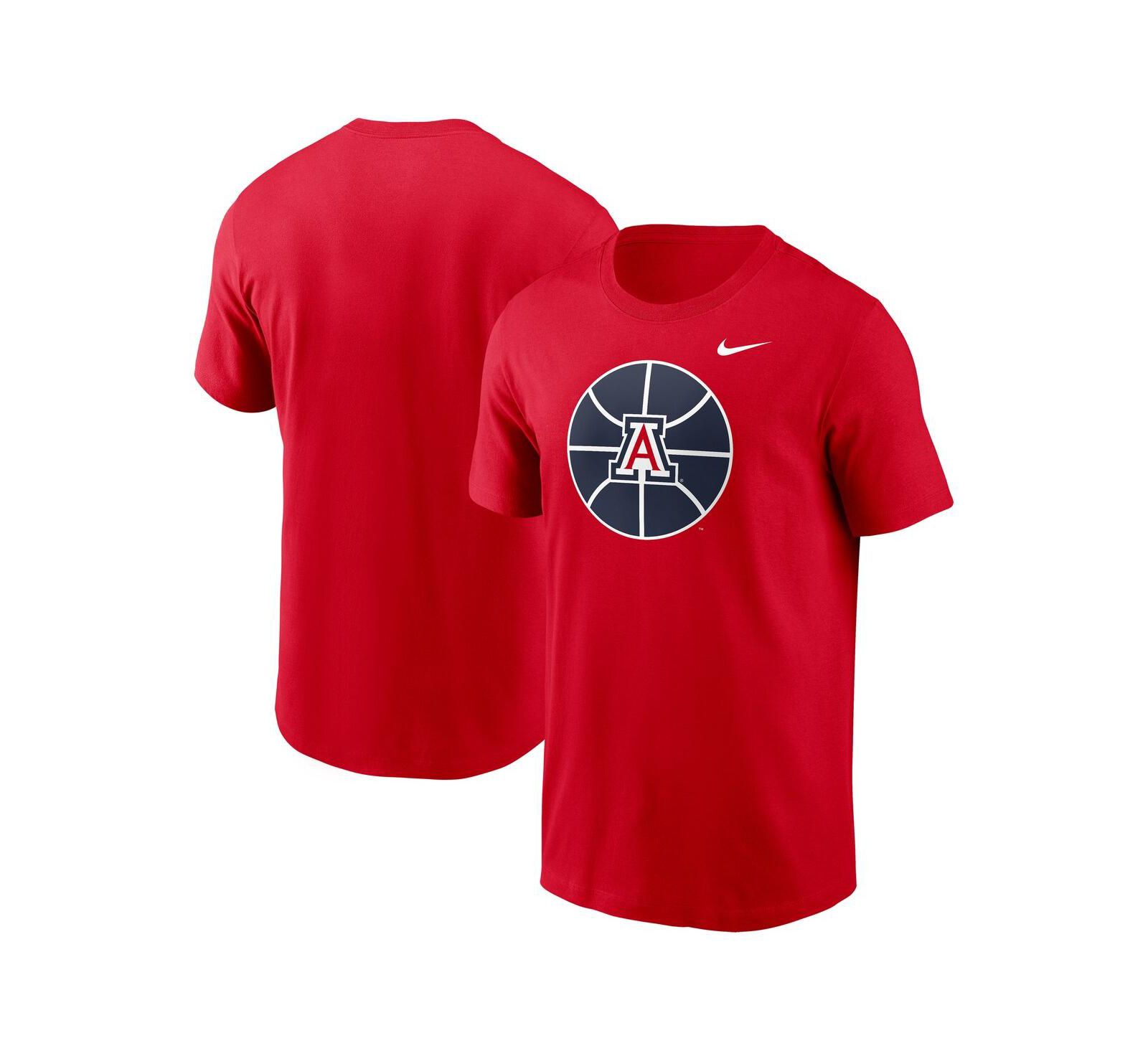 Nike Men's Red Arizona Wildcats Basketball Logo T-Shirt