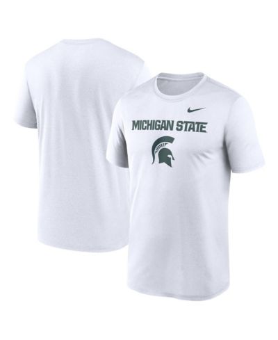 Nike Men's White Michigan State Spartans Lockup Legend Performance T-Shirt