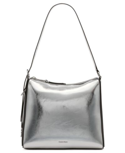 Сумка через плечо Calvin Klein Mandy Metallic Top Zipper
