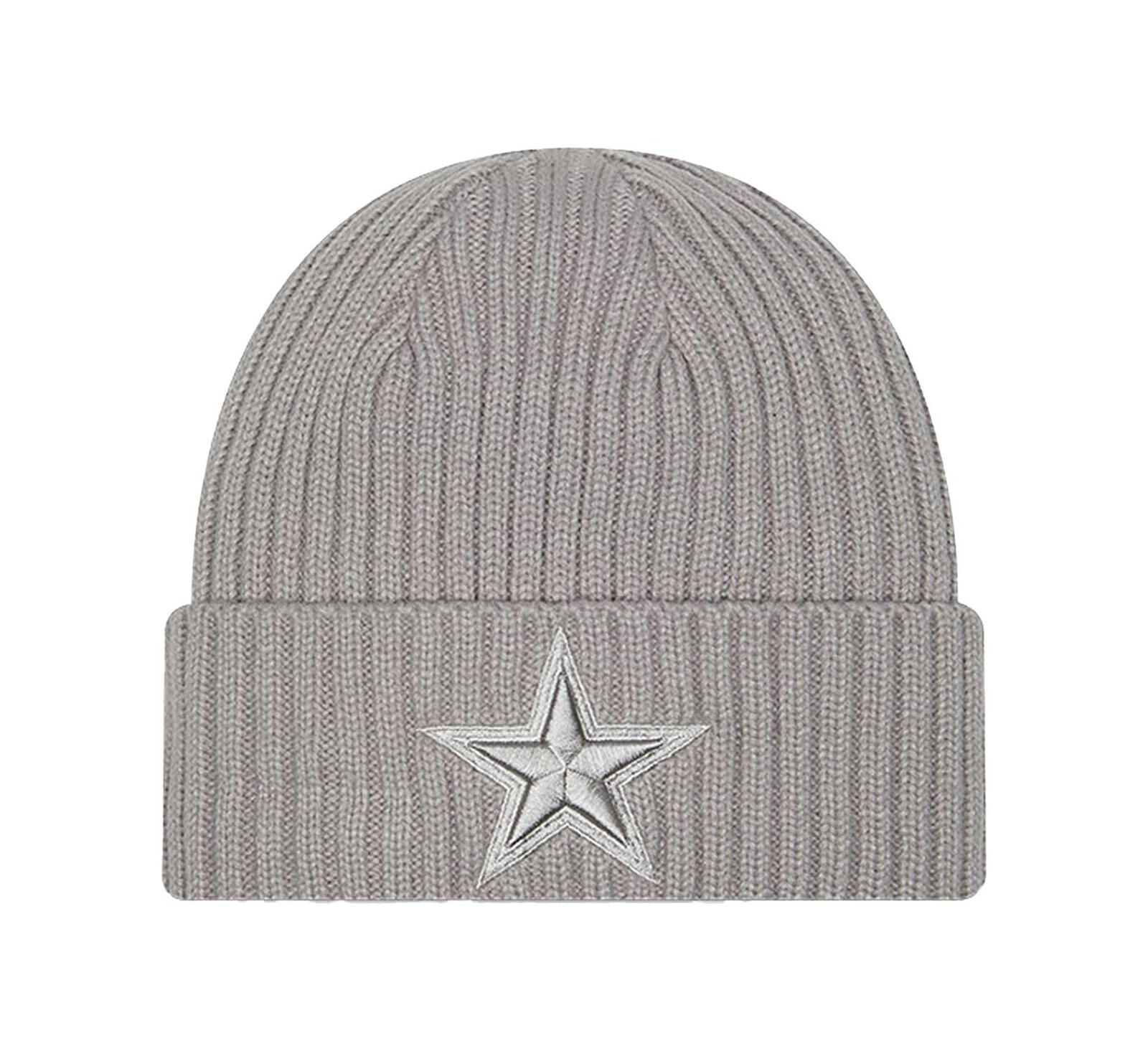 Вязаная шапка New Era Gray Dallas Cowboys Tonal Color Pack для мальчиков и девочек