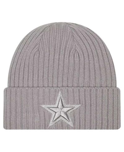 Детская вязаная шапка New Era Gray Dallas Cowboys Tonal Color Pack Cuffed Knit