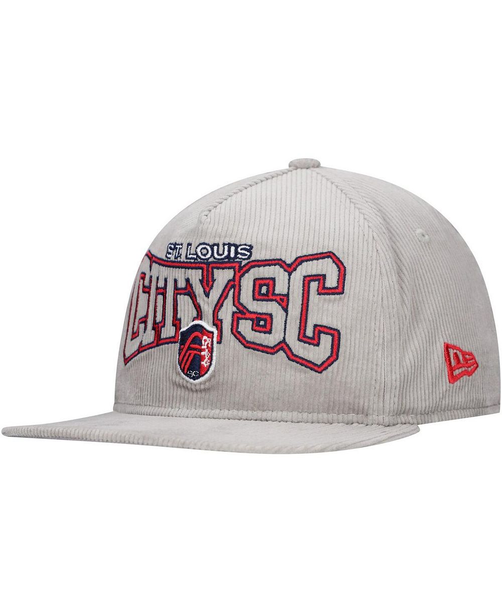 New Era Men's Gray St. Louis City SC Corduroy Golfer Adjustable Hat
