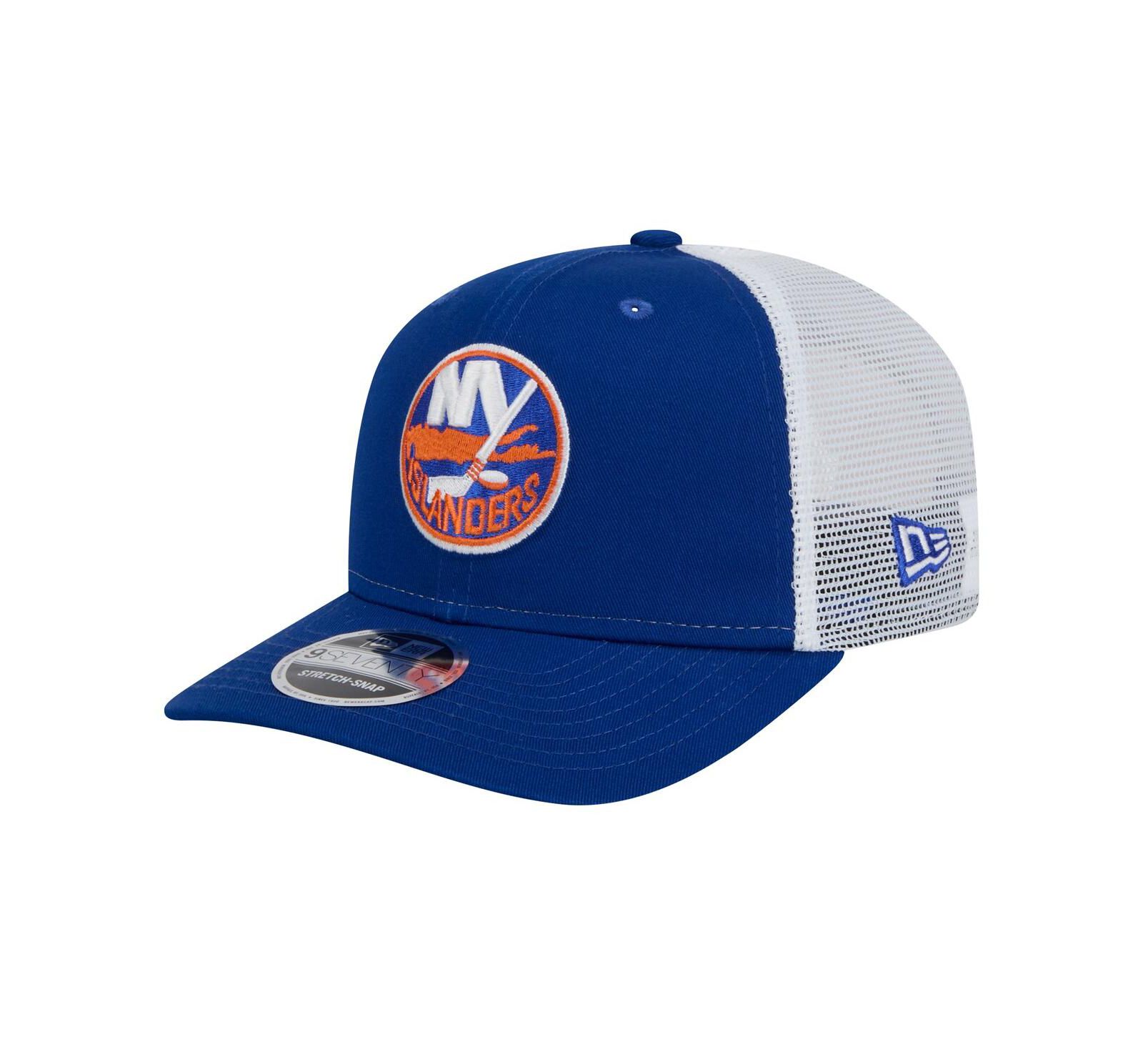 New Era Men's Royal/White New York Islanders Core Trucker 9SEVENTY Stretch-Snap Hat