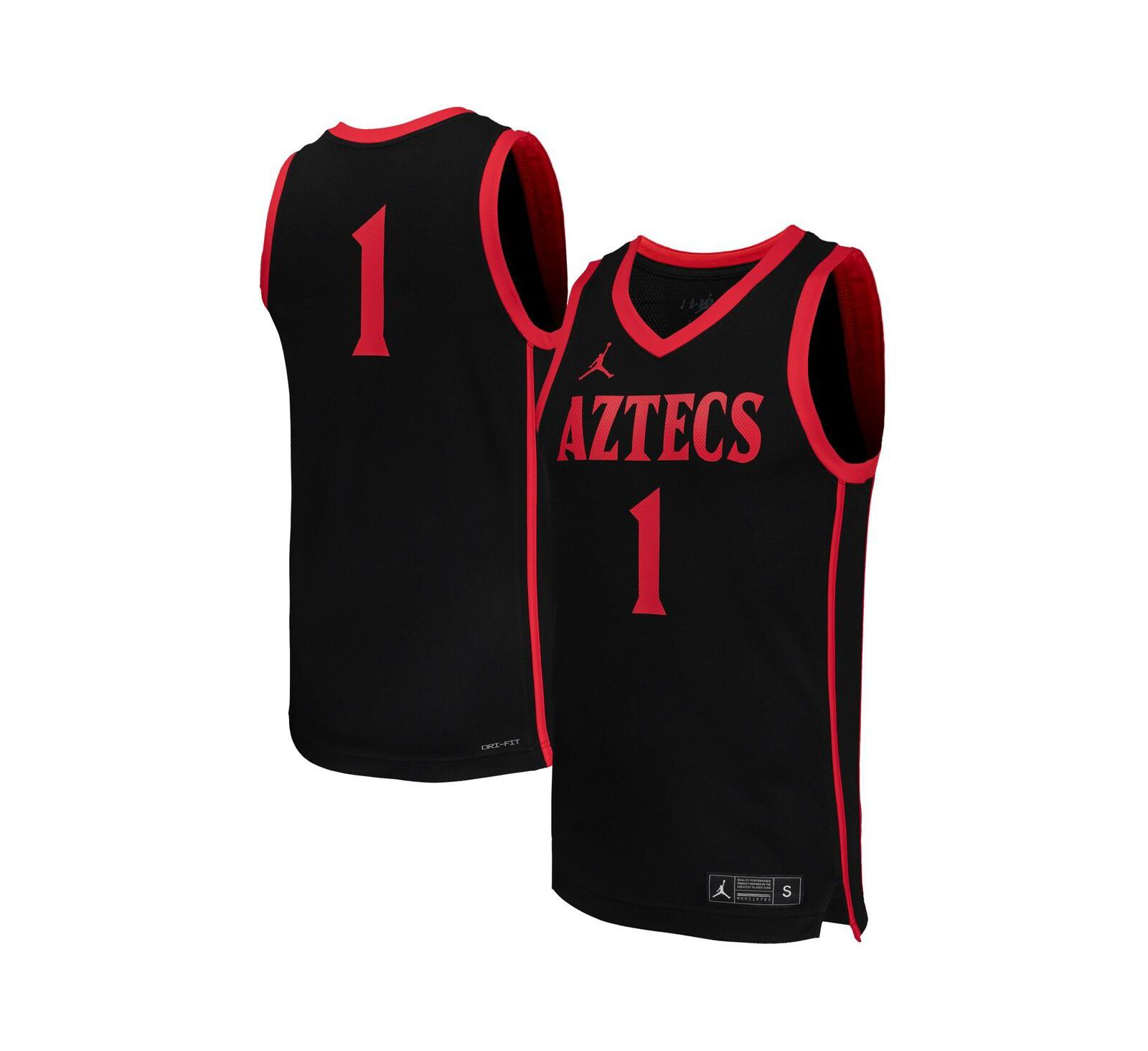 Jordan мужская реплика баскетбольная джерси San Diego State Aztecs, черная