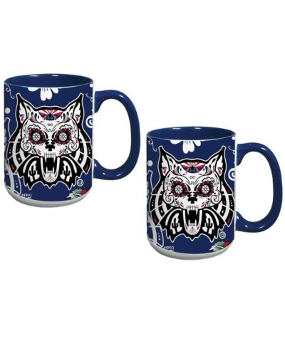 Кружка Indigo Falls Arizona Wildcats Dia De Los Muertos, набор из 2 шт.