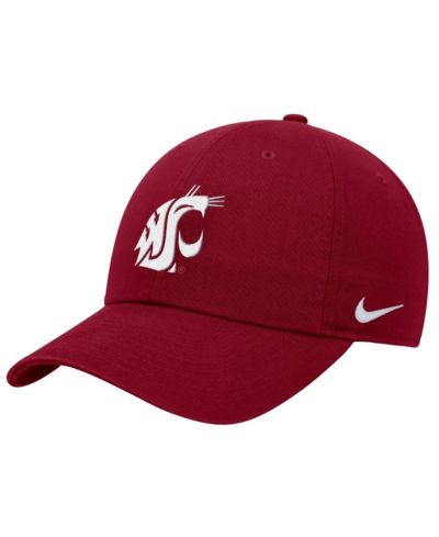 Мужская кепка Nike Crimson Washington State Cougars Club Adjustable Hat