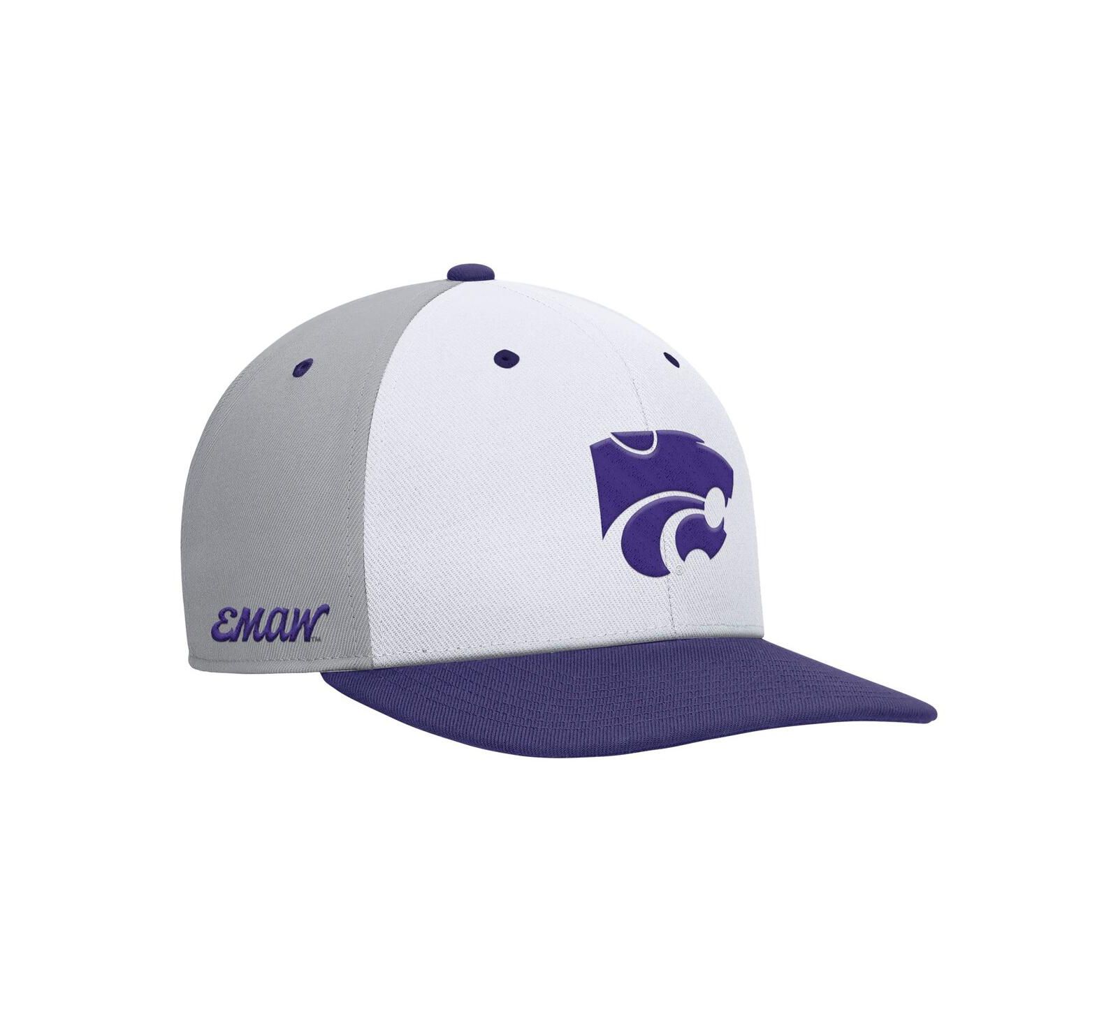 Nike Мужская кепка snapback Pro Performance White/Gray Kansas State Wildcats