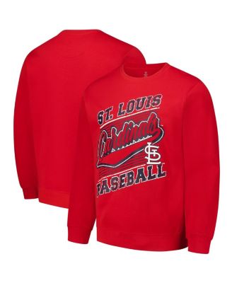 Stitches Мужское свитшот-пуловер St. Louis Cardinals, Red