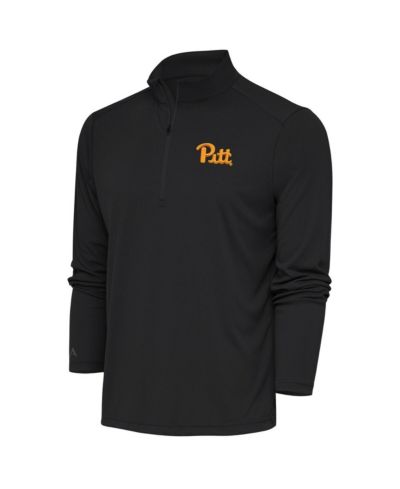 Antigua Мужская кофта Pitt Panthers Tribute Quarter-Zip в цвете Charcoal