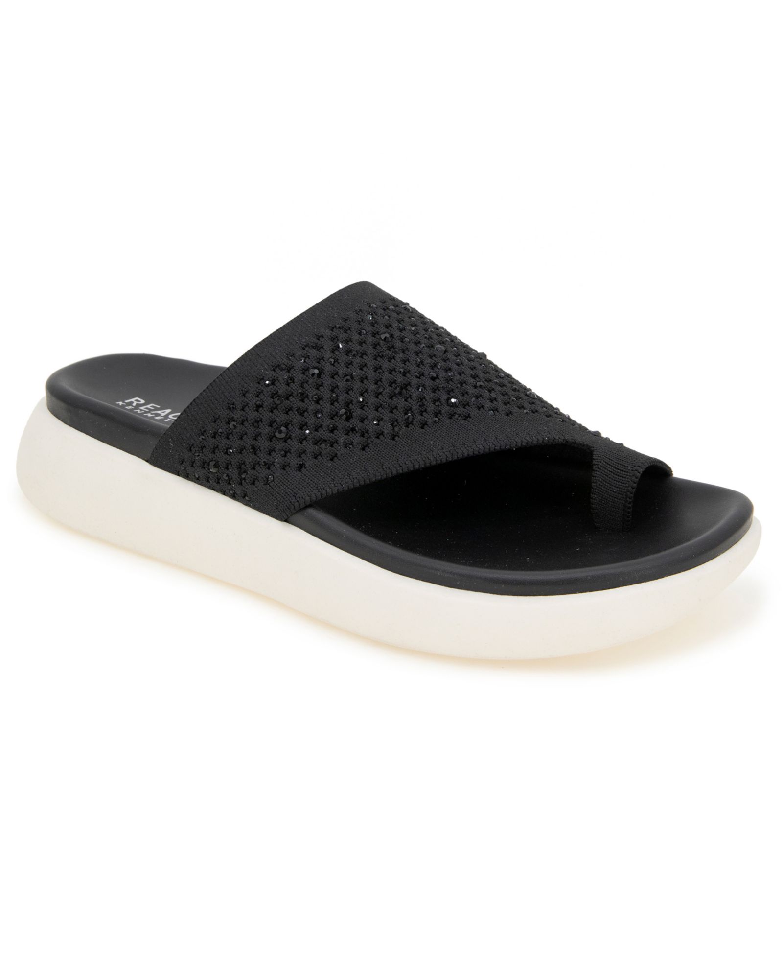 Kenneth Cole Reaction Women's Teffi Knit Round Toe Flat Sandals