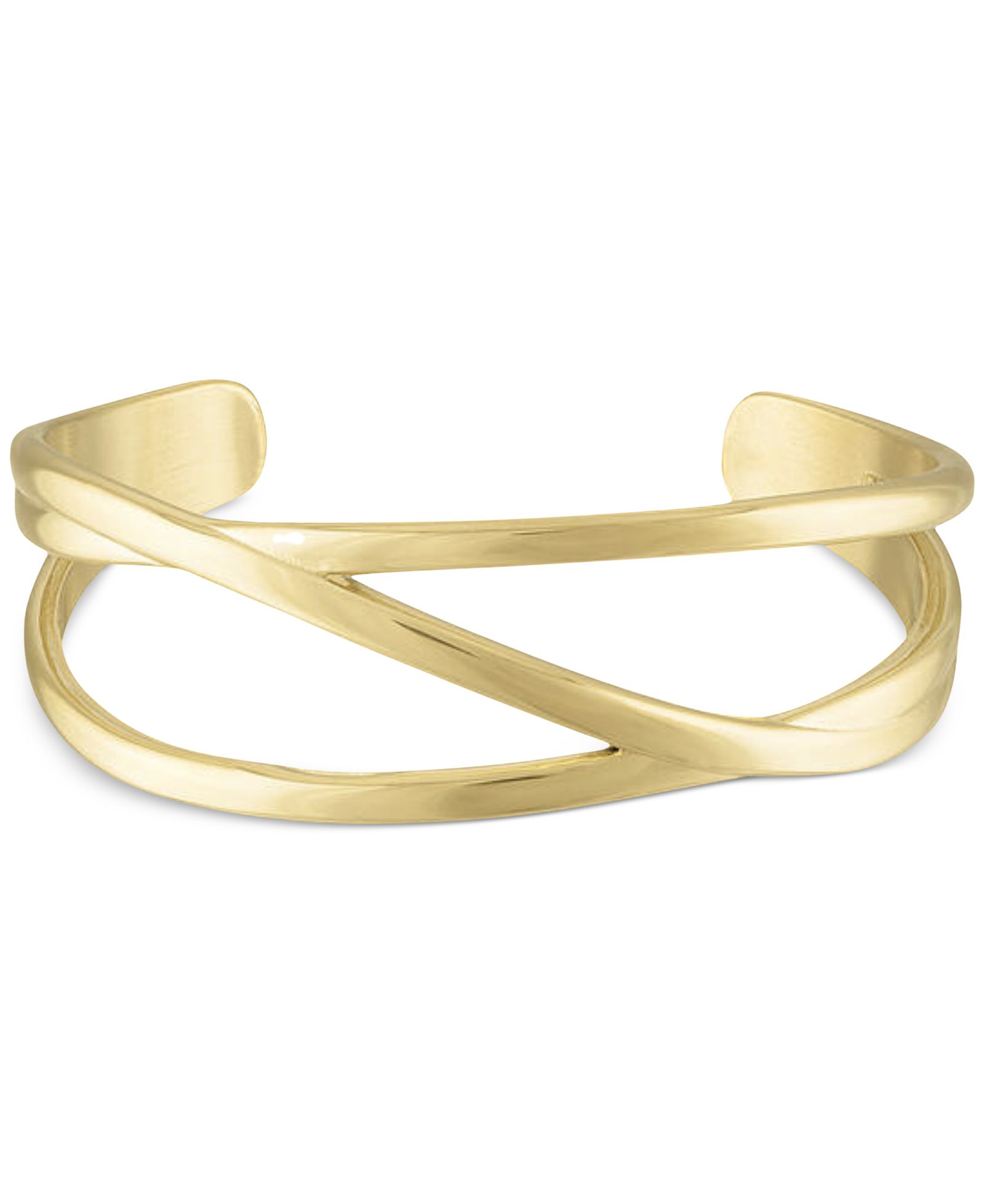 Браслет-кафф BEN ONI 18k Gold-Plated Stainless Steel Crossover