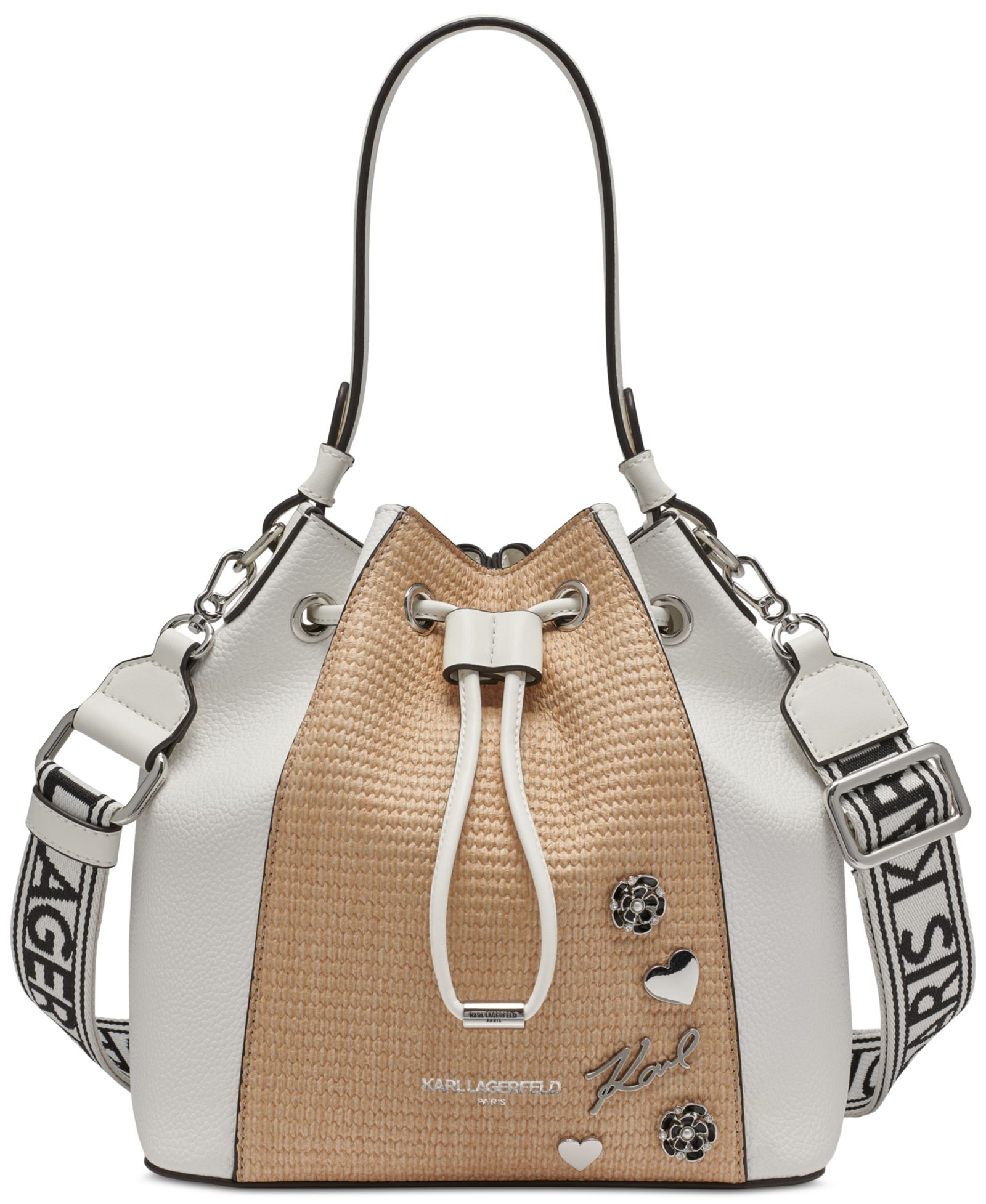 KARL LAGERFELD PARIS Adele Bucket Bag