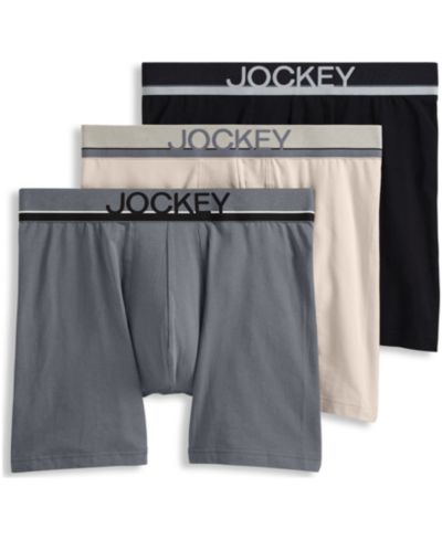 Jockey Мужские боксеры-слипы True Style Logo, 3 шт.