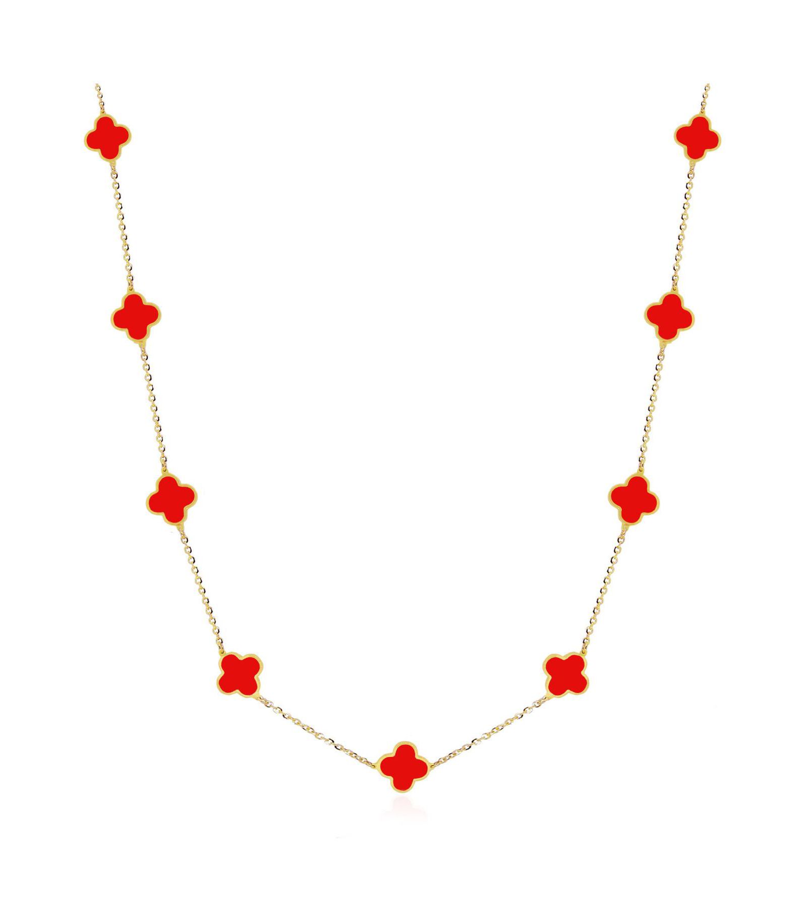 Подвеска-кулон The Lovery Mini Coral Clover