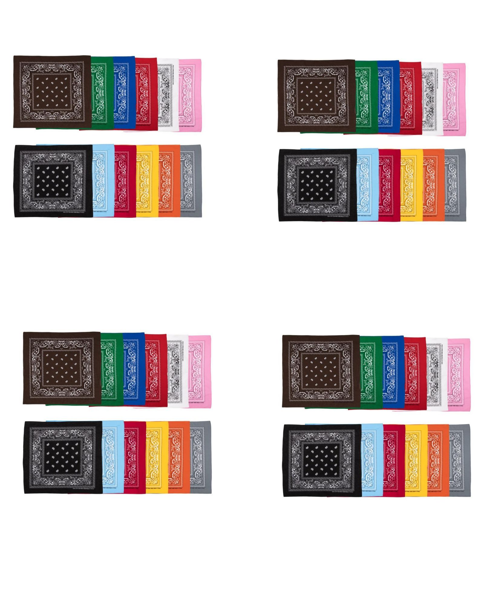 Набор бандан Bioworld Multicolored, 48 шт.