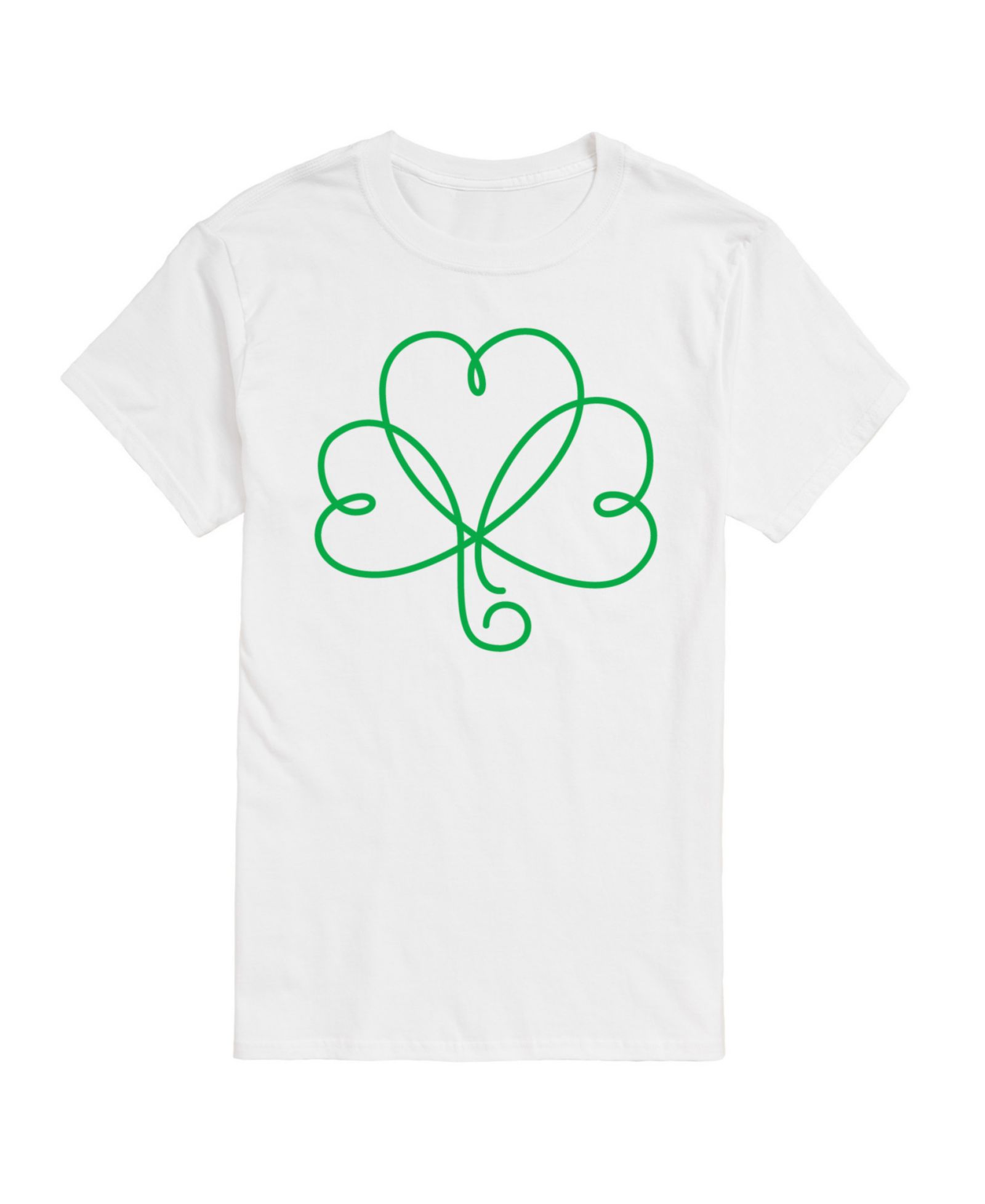 AIRWAVES Men's St Patrick's Day Clover Short Sleeve T-Shirt