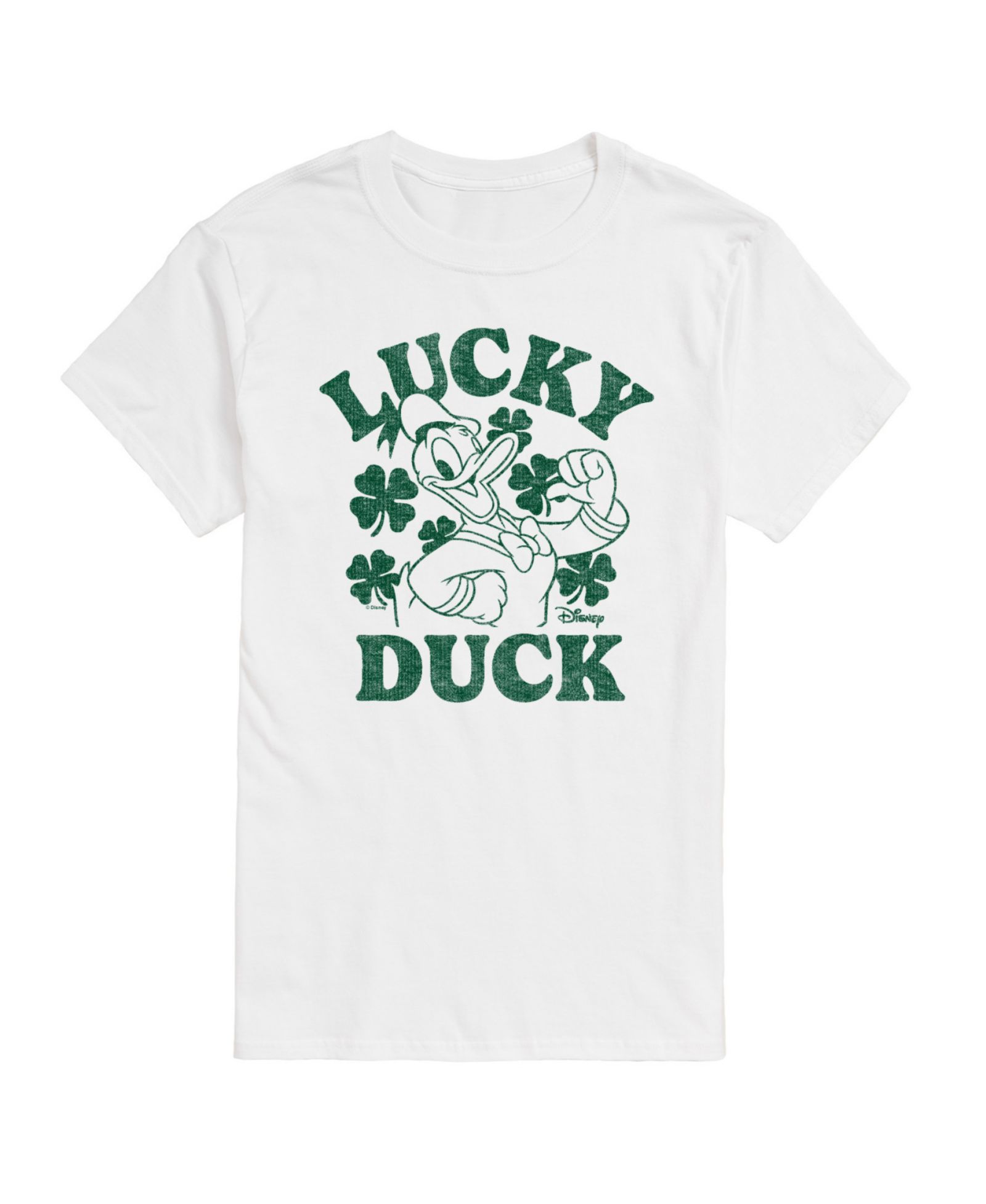 AIRWAVES Men's Disney Donald Duck Lucky Duck Short Sleeve T-Shirt