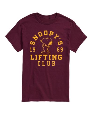 Мужская футболка AIRWAVES Peanuts Snoopy's Lifting Club с коротким рукавом