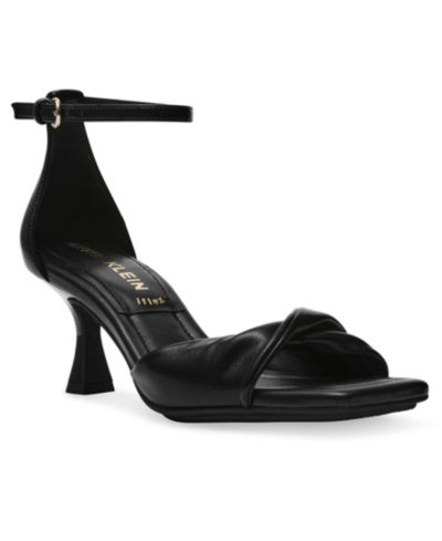 Anne Klein Women's Jessie Ankle Strap Two Piece Dress Sandals