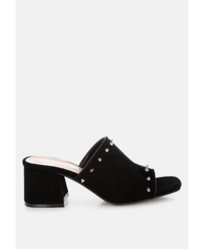 Rag and Co Womens Agape Genuine Suede Leather Slip Ons
