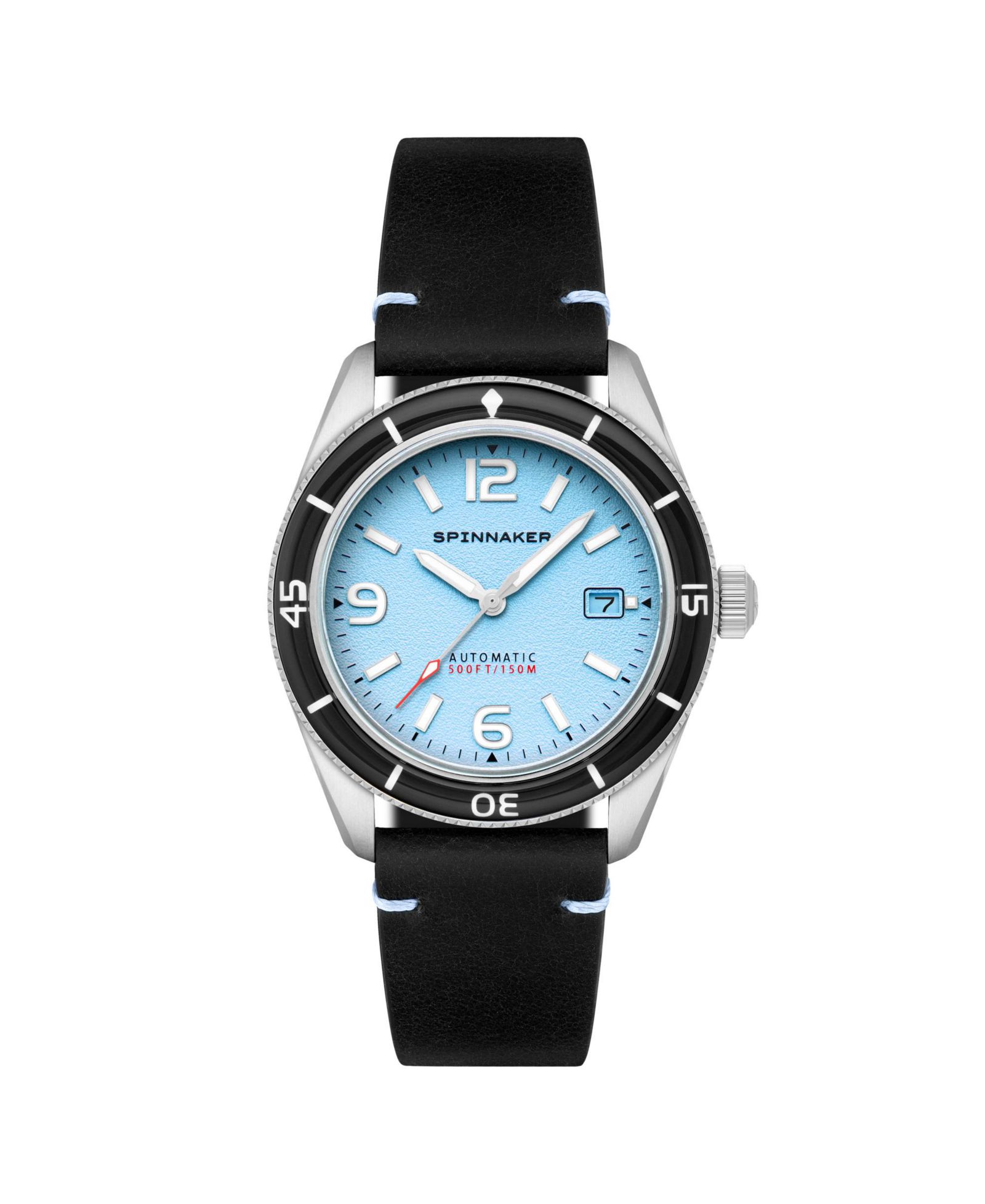 Мужские часы Spinnaker Fleuss Automatic с кожаным ремешком, 43mm