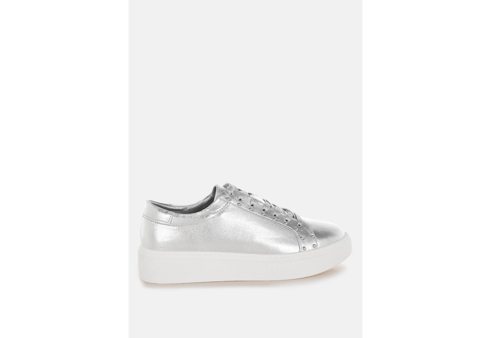 Rag & Co Women's Cincinati Metallic Pleather Chunky Sneakers