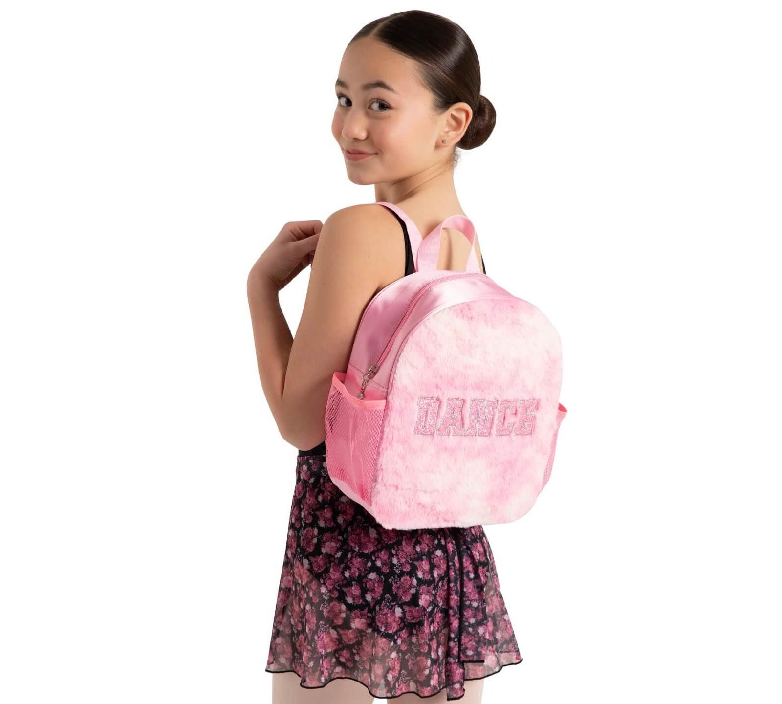 Capezio Girls Faux Fur Dance Backpack