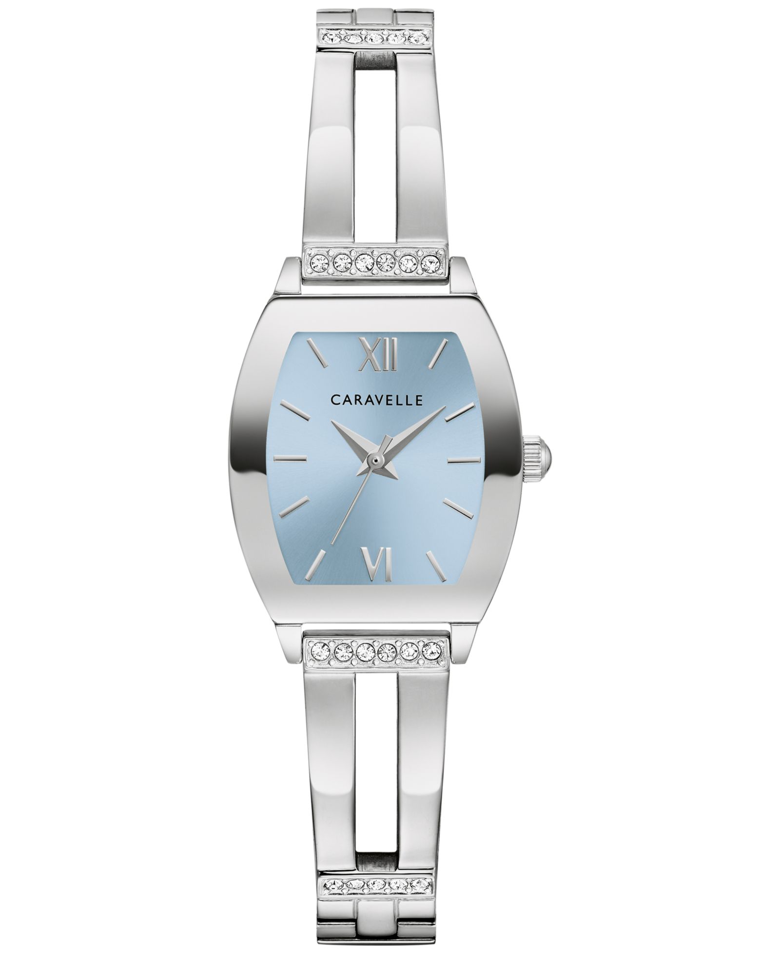 Caravelle Женские часы Crystal Accent Stainless Steel Expansion Bracelet 22mm