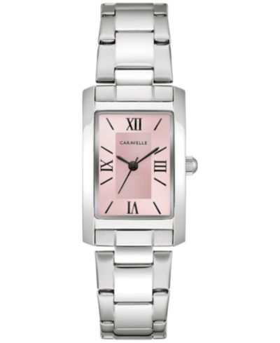 Caravelle Женские классические наручные часы из нержавеющей стали 21mm