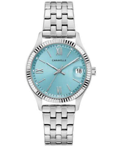 Caravelle Женские классические наручные часы из нержавеющей стали 32mm