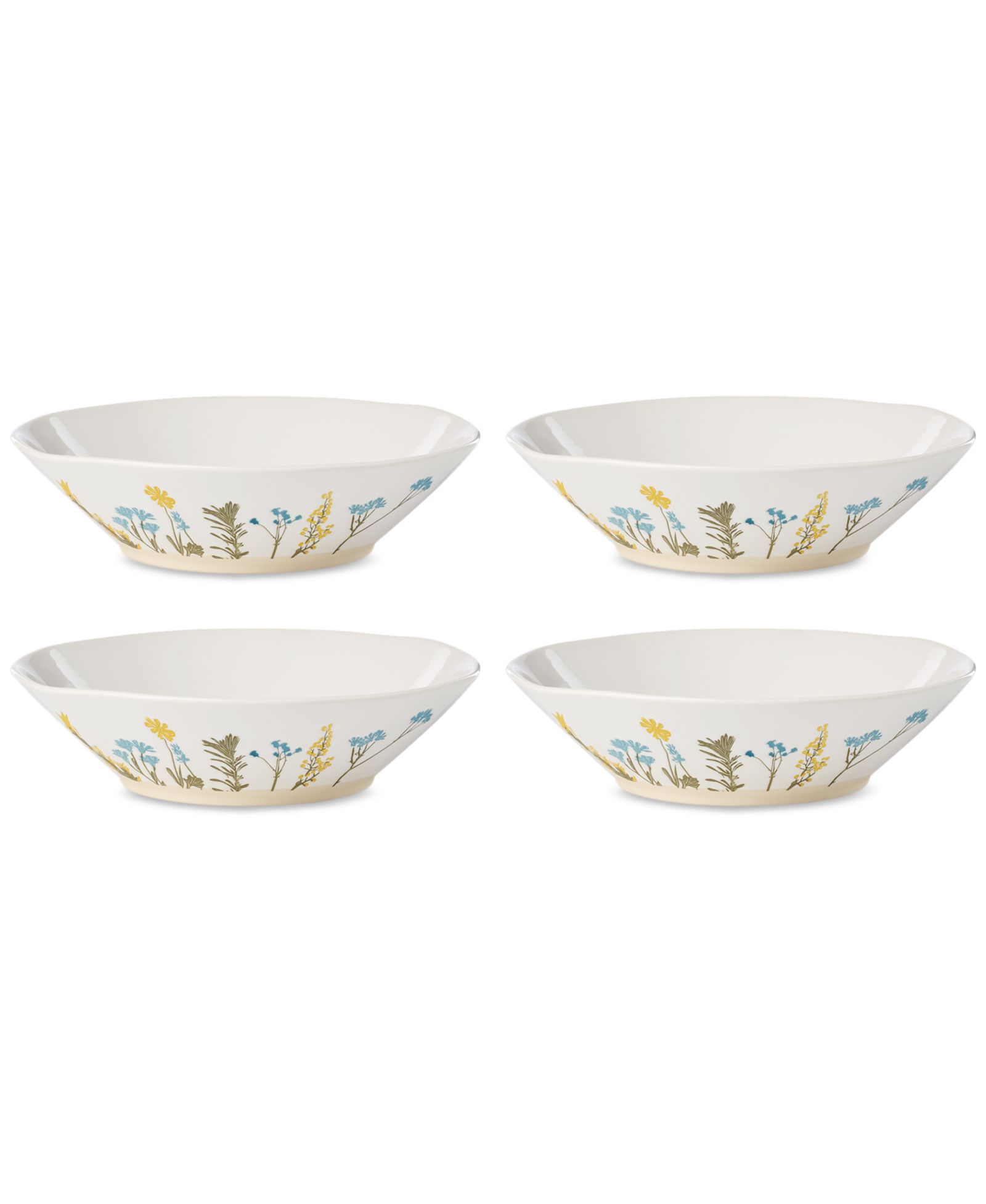 Lenox Wildflowers тарелки для пасты, набор из 4 шт.