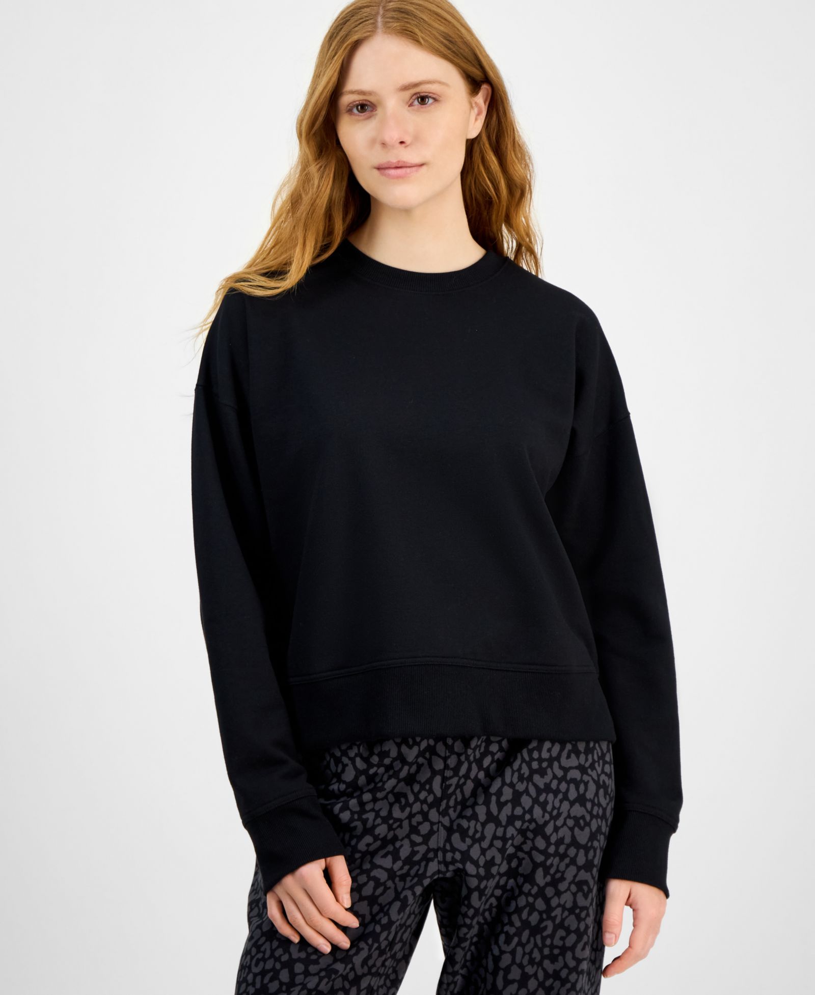Женские свитшот ID Ideology Crewneck Vented-Hem