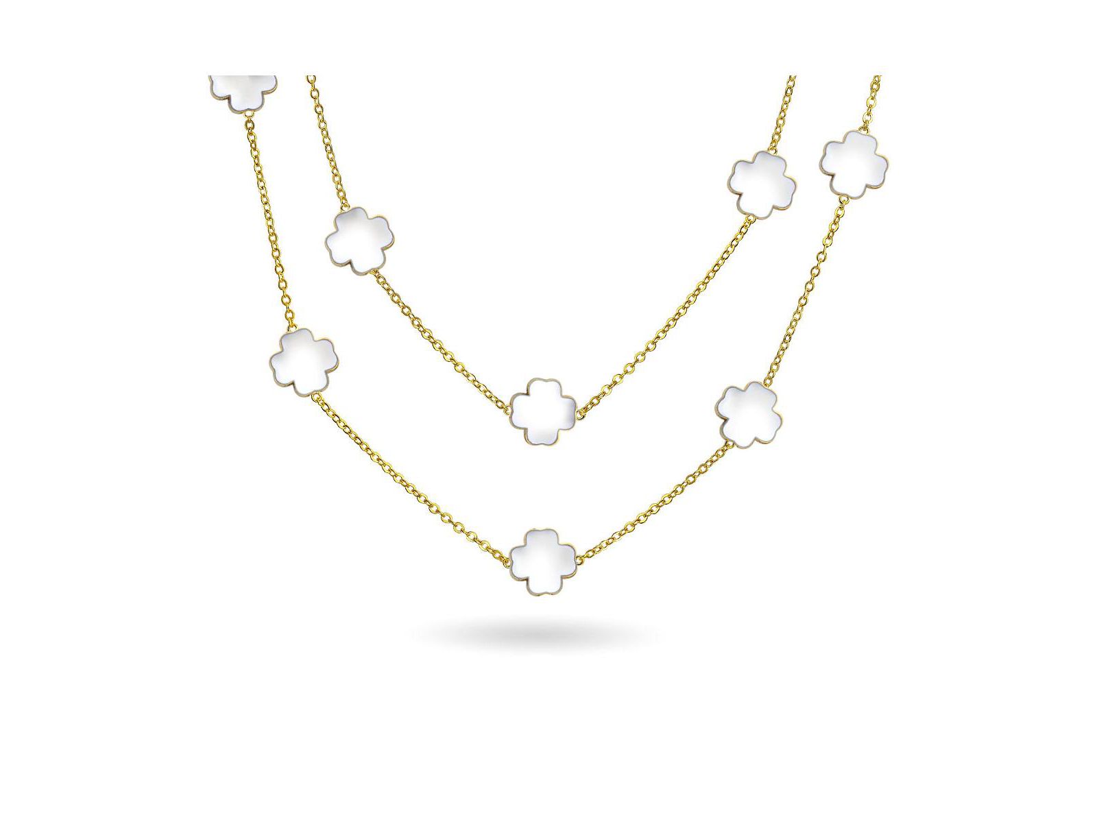 Bling Jewelry ожерелье с цветами из эмали