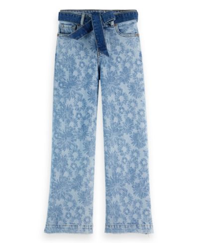 SCOTCH & SODA Little and Big Girls The Wave Wide Leg Jeans