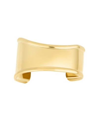 Браслет ADORNIA Tarnish Resistant 18k Gold Plated Tall Curve Cuff