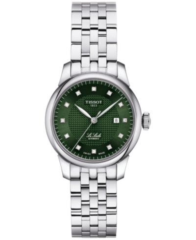 Женские часы Tissot Swiss Automatic Le Locle Lady Diamond 29mm Stainless Steel Bracelet