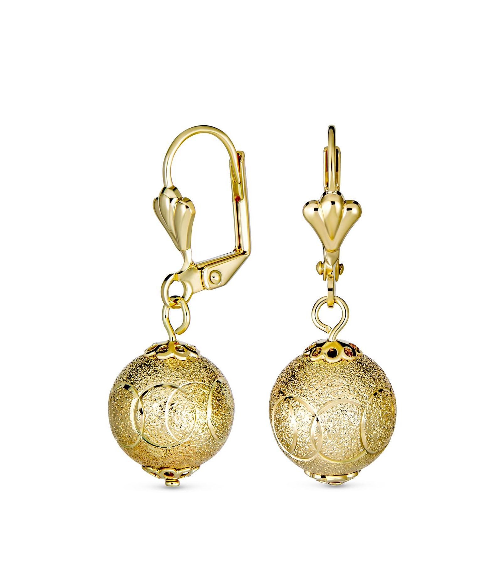 Bling Jewelry Элегантные серьги с подвесками-шарами